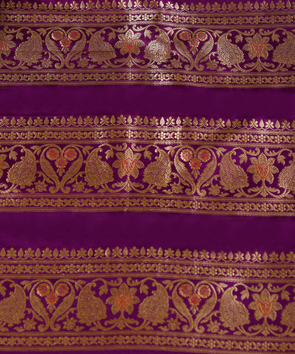 Peacock_Blue_Handloom_Pure_Katan_Silk_Banarasi_Lehenga_With_Meenakari_WeaverStory_06