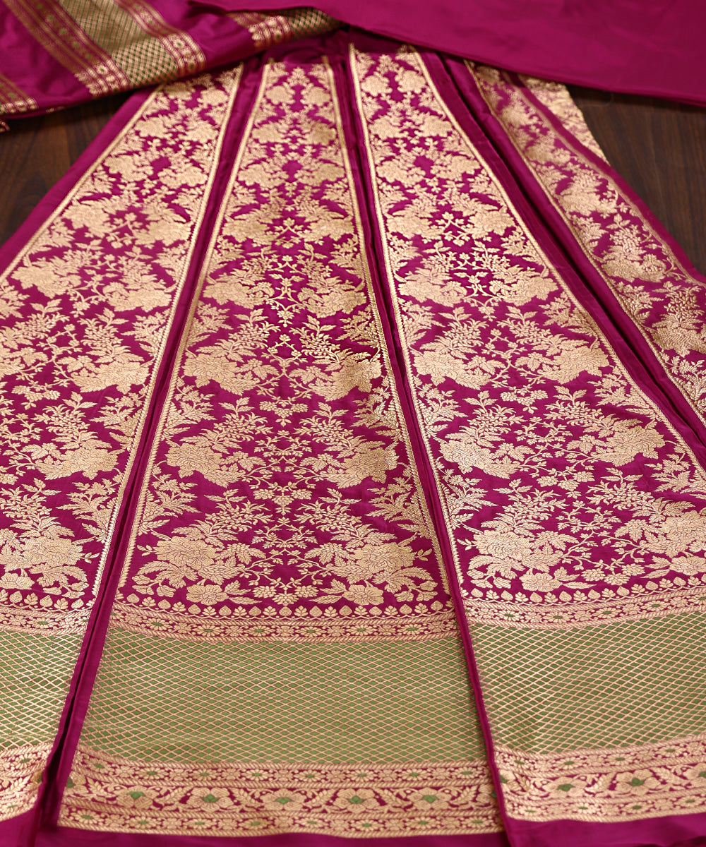 Purple_Handloom_Pure_Katan_Silk_Banarasi_Lehenga_With_Meenakari_And_18_Kali_WeaverStory_02