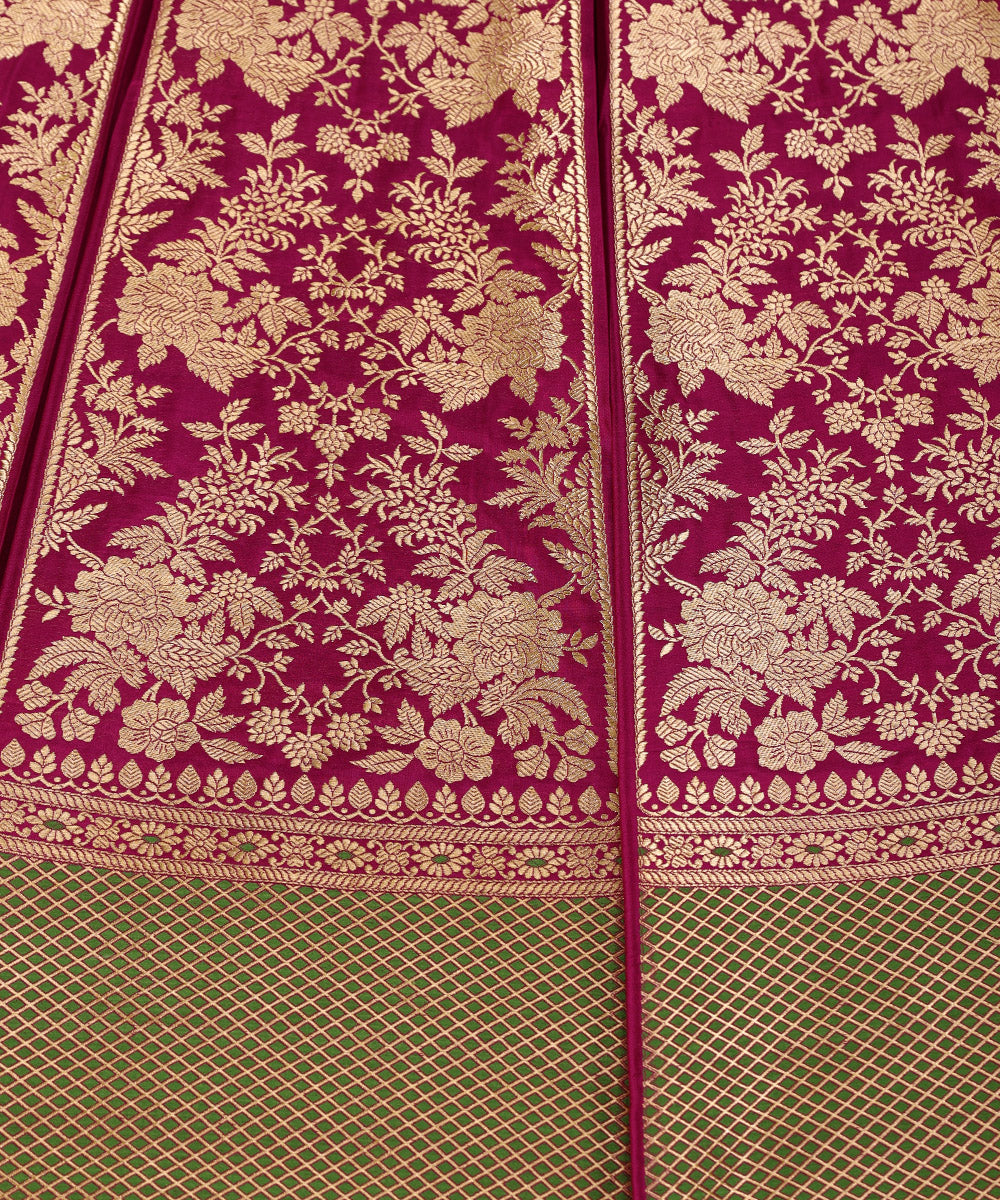 Purple_Handloom_Pure_Katan_Silk_Banarasi_Lehenga_With_Meenakari_And_18_Kali_WeaverStory_03