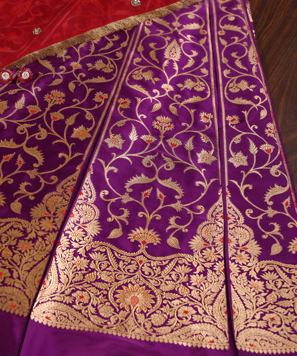 Handloom_Purple_Pure_Katan_Silk_Banarasi_Lehenga_With_Gold_Meenakari_WeaverStory_01