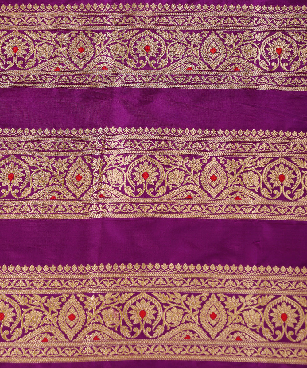 Handloom_Purple_Pure_Katan_Silk_Banarasi_Lehenga_With_Gold_Meenakari_WeaverStory_06