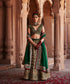 Deep_Green_Hand_Embroidered_Zardozi_Banarasi_Kalidar_Lehenga_With_Blouse_And_Dupatta_WeaverStory_01