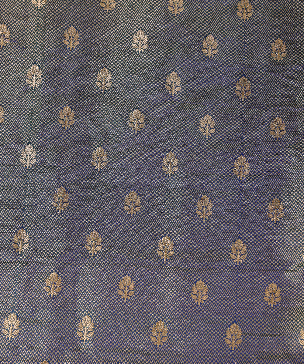 Handloom_Peacock_Green_Pure_Katan_Silk_Gul_Banarasi_Lehenga_With_Kadhwa_Meenakari_WeaverStory_05