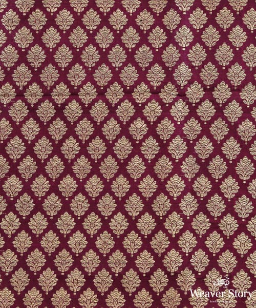 Handloom_Purple_Pure_Katan_Silk_Banarasi_Lehenga_With_Kadhwa_Booti_WeaverStory_05