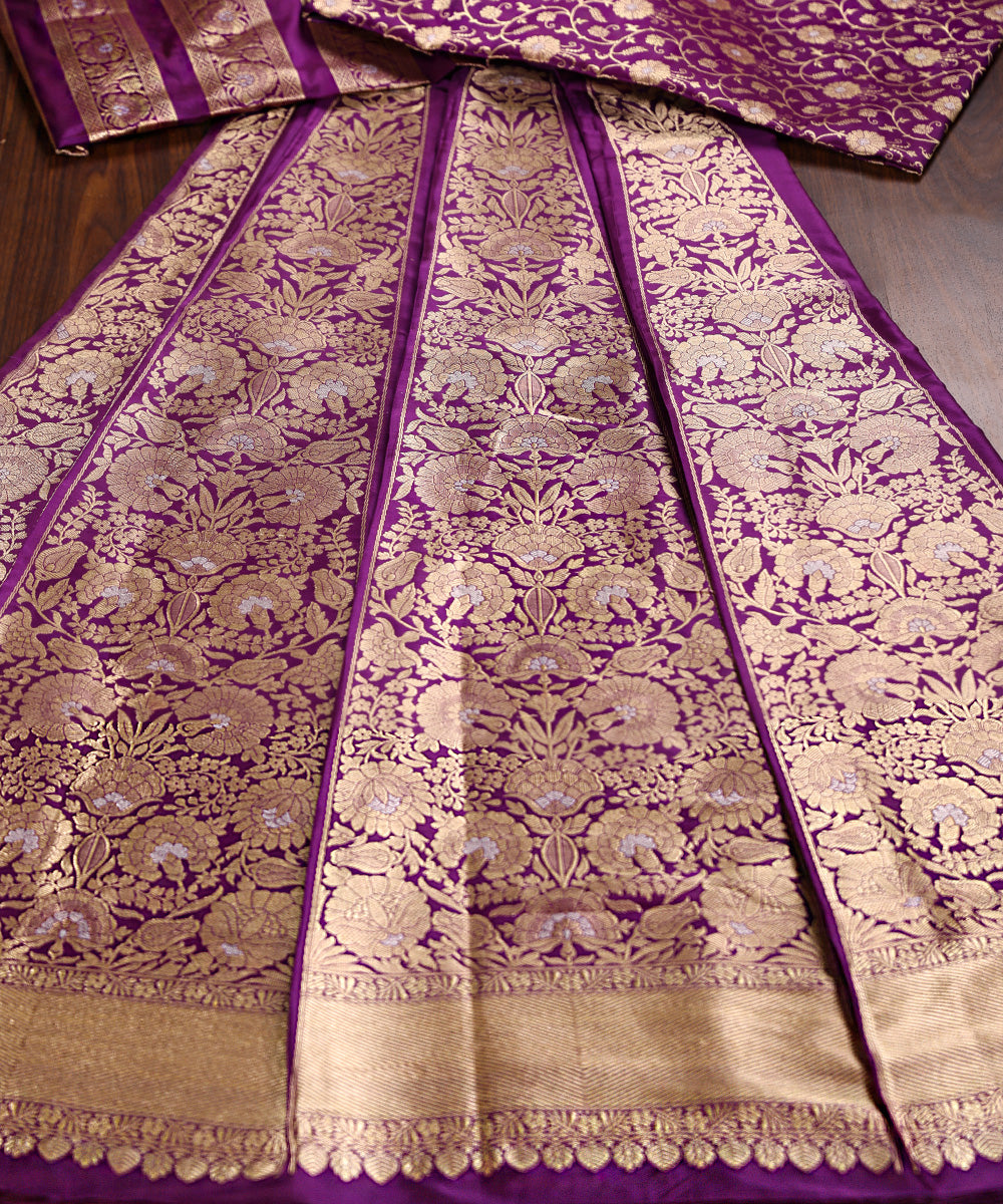 Handloom_Purple_Pure_Katan_Silk_Brocade_Banarasi_With_Meenakari_WeaverStory_02