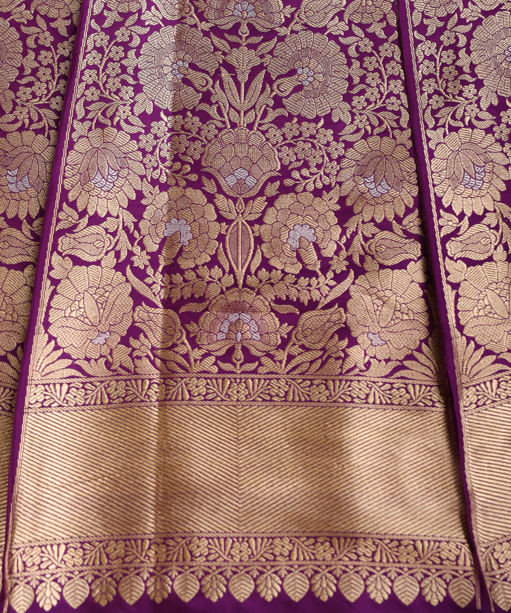 Handloom_Purple_Pure_Katan_Silk_Brocade_Banarasi_With_Meenakari_WeaverStory_03