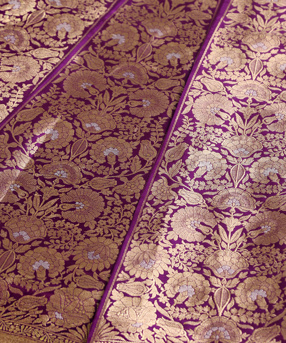 Handloom_Purple_Pure_Katan_Silk_Brocade_Banarasi_With_Meenakari_WeaverStory_04