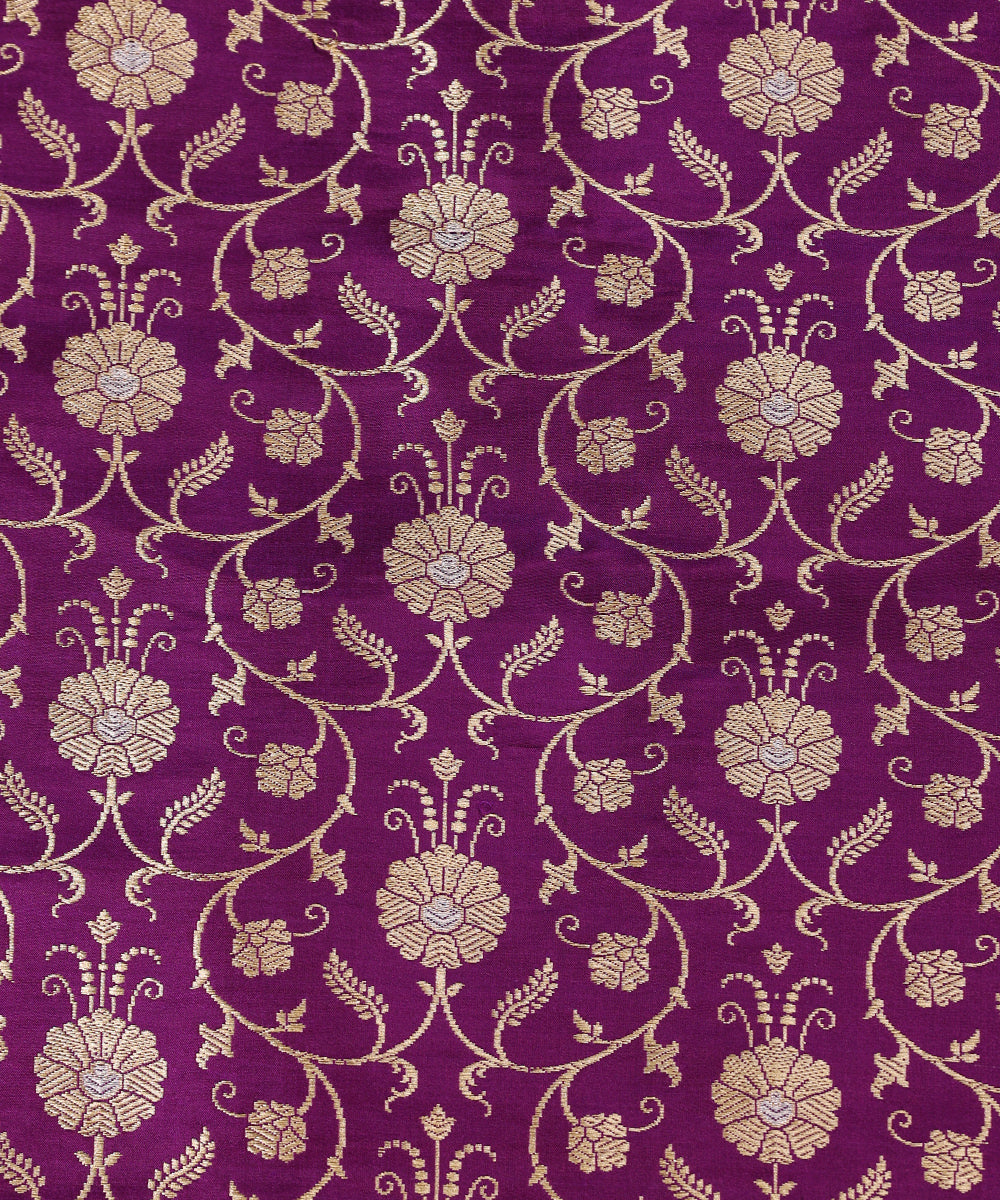 Handloom_Purple_Pure_Katan_Silk_Brocade_Banarasi_With_Meenakari_WeaverStory_05