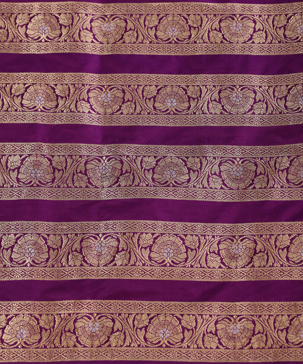 Handloom_Purple_Pure_Katan_Silk_Brocade_Banarasi_With_Meenakari_WeaverStory_06