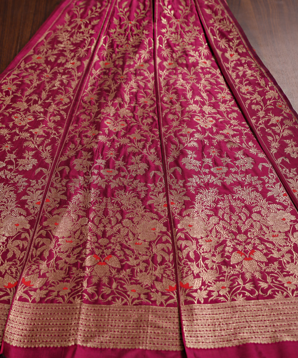 Purple_Handloom_Pure_Katan_Silk_Banarasi_Lehenga_With_Meenakari_WeaverStory_02
