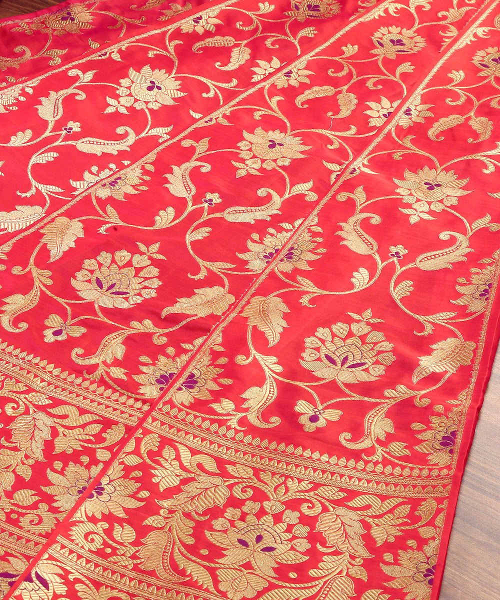 Handloom_Orange_And_Pink_Pure_Katan_Silk_24_Kali_Banarasi_Lehenga_with_Meenakari_and_Double_Zari_WeaverStory_04