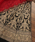 Black_Handloom_Mehraab_Banarasi_Lehenga_with_Zari_WeaverStory_01