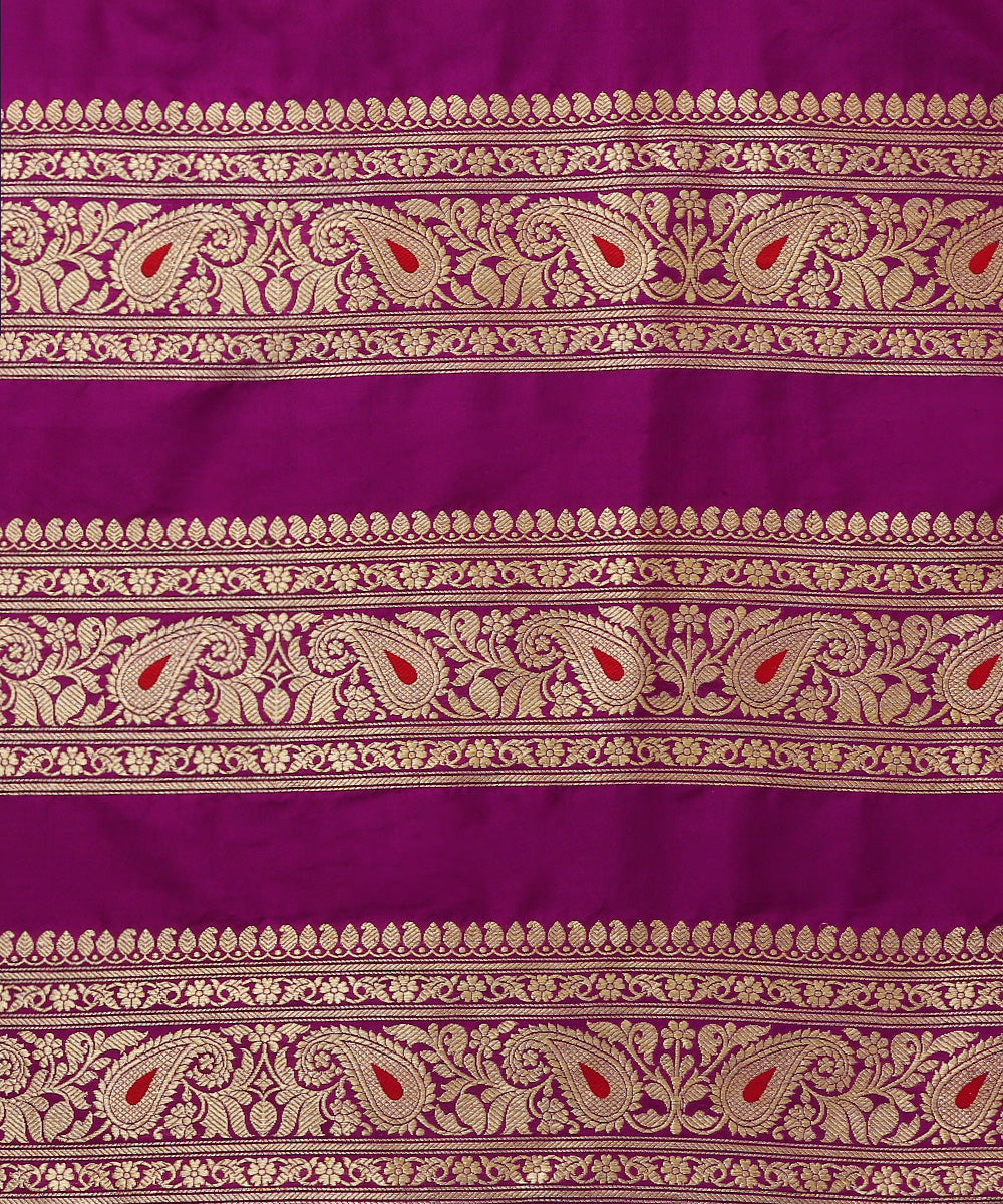 Handloom_Purple_Pure_Katan_Silk_Banarasi_Lehenga_with_Meenakari_Boota_-_18_Kali_WeaverStory_06