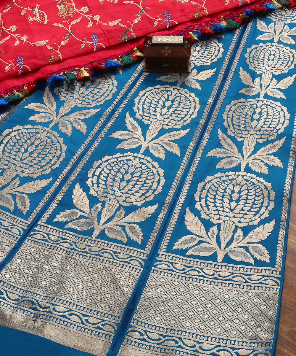 Blue_Handloom_Blue_Pure_Katan_Silk_Banarasi_Lehenga_WeaverStory_01