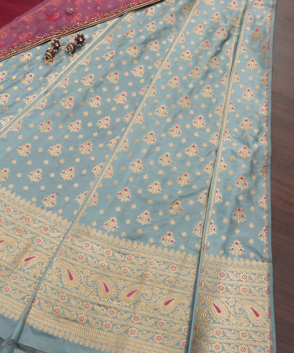 Powder_Blue_Handloom_Pure_Katan_Silk_Banarasi_Lehenga_With_Pink_Meenakari_WeaverStory_01