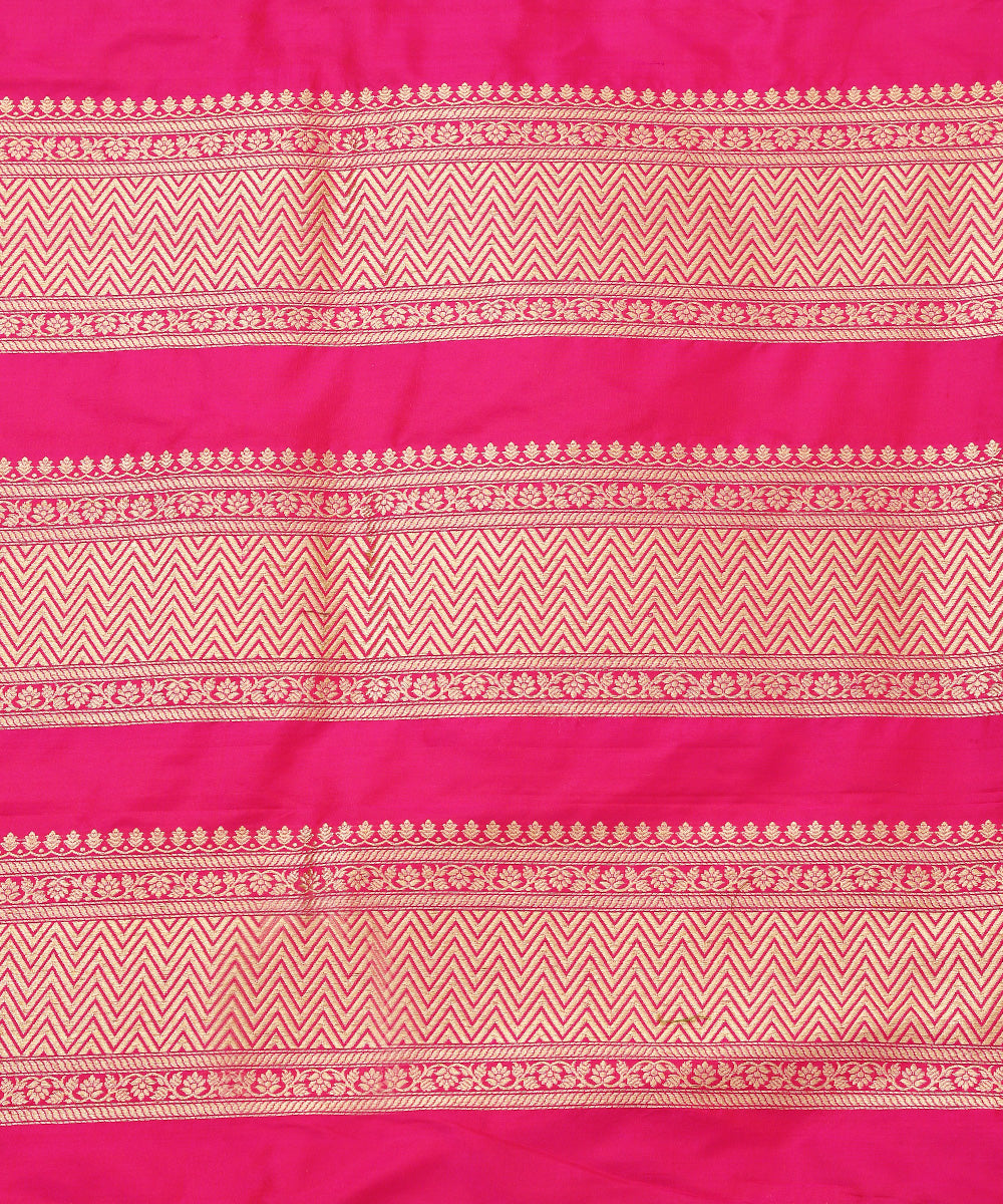 Hot_Pink_Handloom_Firdaus_Pure_Katan_Silk_Banarasi_Lehenga_WeaverStory_05