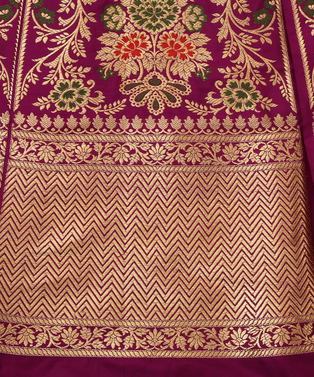 Purple_Handloom_Firdaus_Pure_Katan_Silk_Banarasi_Lehenga_WeaverStory_04