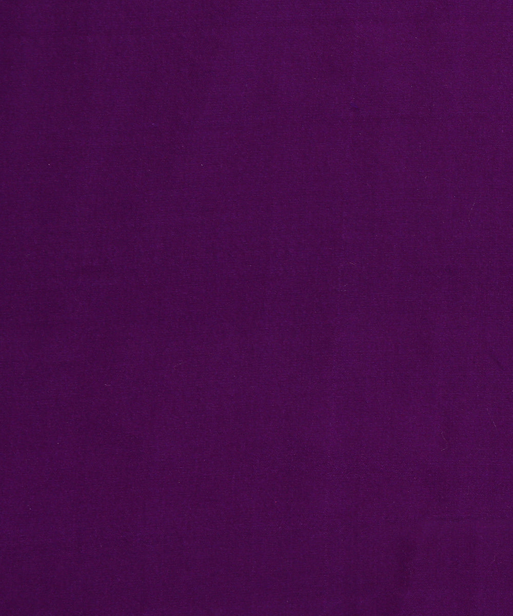 Purple_Handloom_Pure_Katan_Silk_Bharatpur_Shikargah_Banarasi_Lehenga_WeaverStory_05