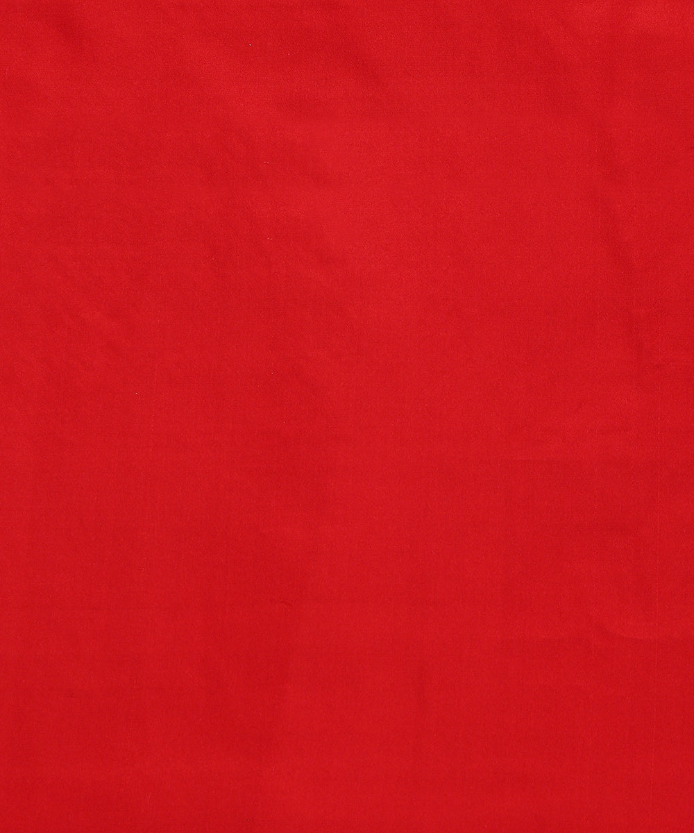 Red_Handloom_Pure_Katan_Silk_Bharatpur_Shikargah_Banarasi_Lehenga_WeaverStory_05
