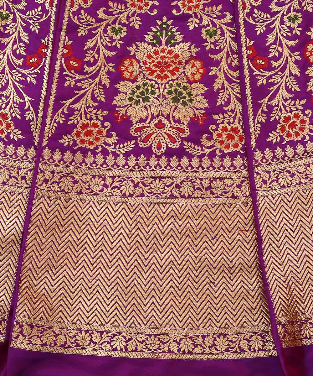 Handloom_Purple_Pure_Katan_Silk_Banarasi_Lehenga_With_3_Color_Meenakari_WeaverStory_04
