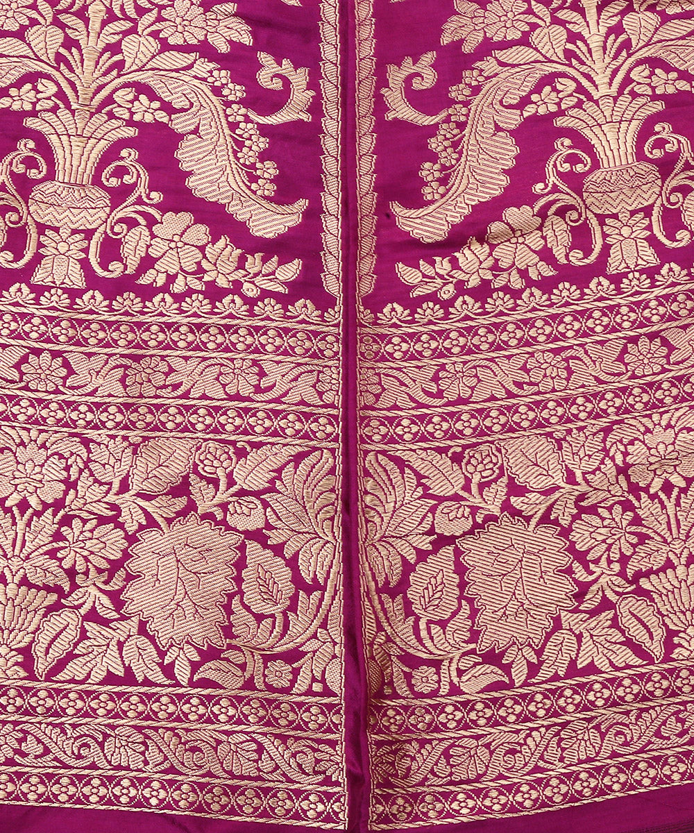 Purple_Handloom_Pure_Katan_Silk_Banarasi_Lehenga_with_Mehraab_Jaal_WeaverStory_04