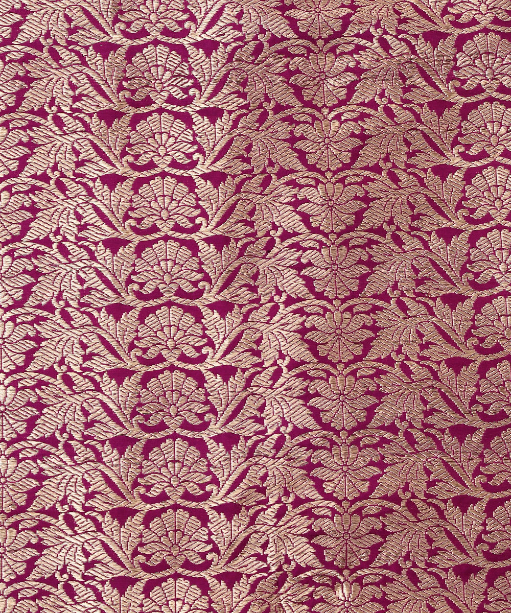 Purple_Handloom_Pure_Katan_Silk_Banarasi_Lehenga_with_Mehraab_Jaal_WeaverStory_06