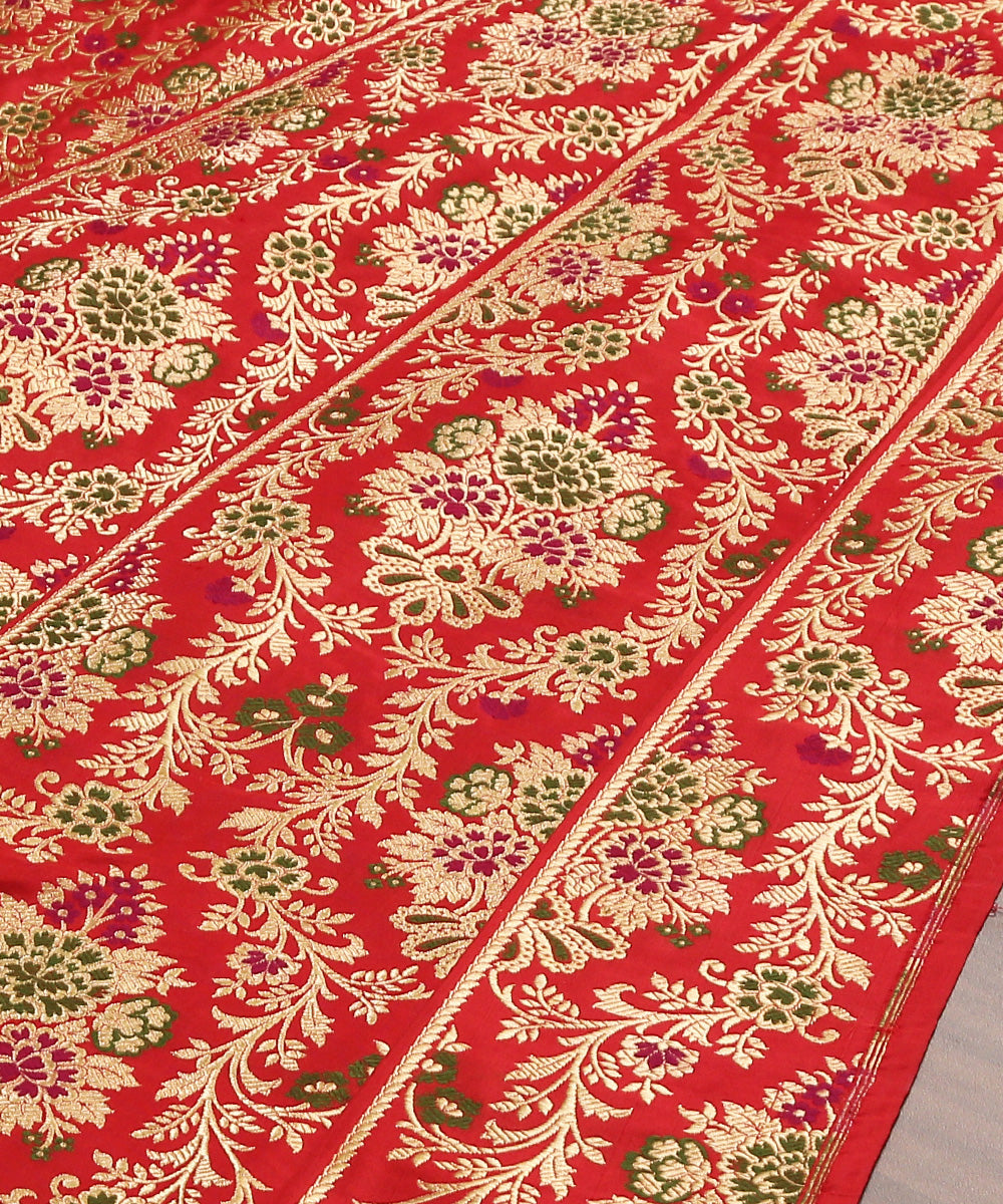Handloom_Red_Pure_Katan_Silk_Banarasi_Meenakari_Lehenga_WeaverStory_03