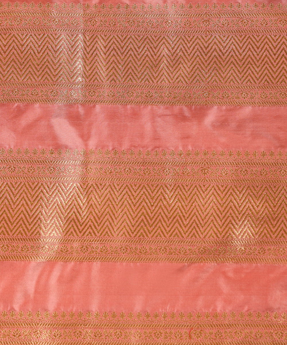 Handloom_Peach_Pure_Katan_Silk_Banarasi_Lehenga_With_Cutwork_Meenakari_WeaverStory_06