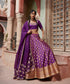 Handloom_Purple_Pure_Katan_Silk_Banarasi_Lehenga_with_Heavy_Zardozi_Dupatta_and_Purple_Blouse_WeaverStory_01