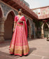 Hot_Pink_Handloom_Georgette_Bandhani_Lehenga_with_Organza_Dupatta_and_Blouse_WeaverStory_01