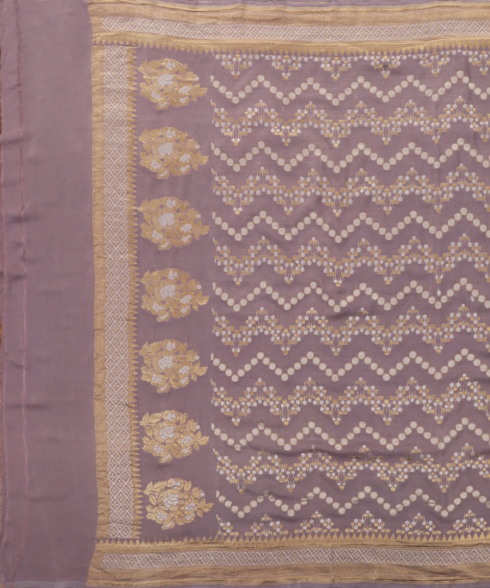 Lavender_Handloom_Cutwork_Jangla_Georgette_Banarasi_Dupatta_WeaverStory_02