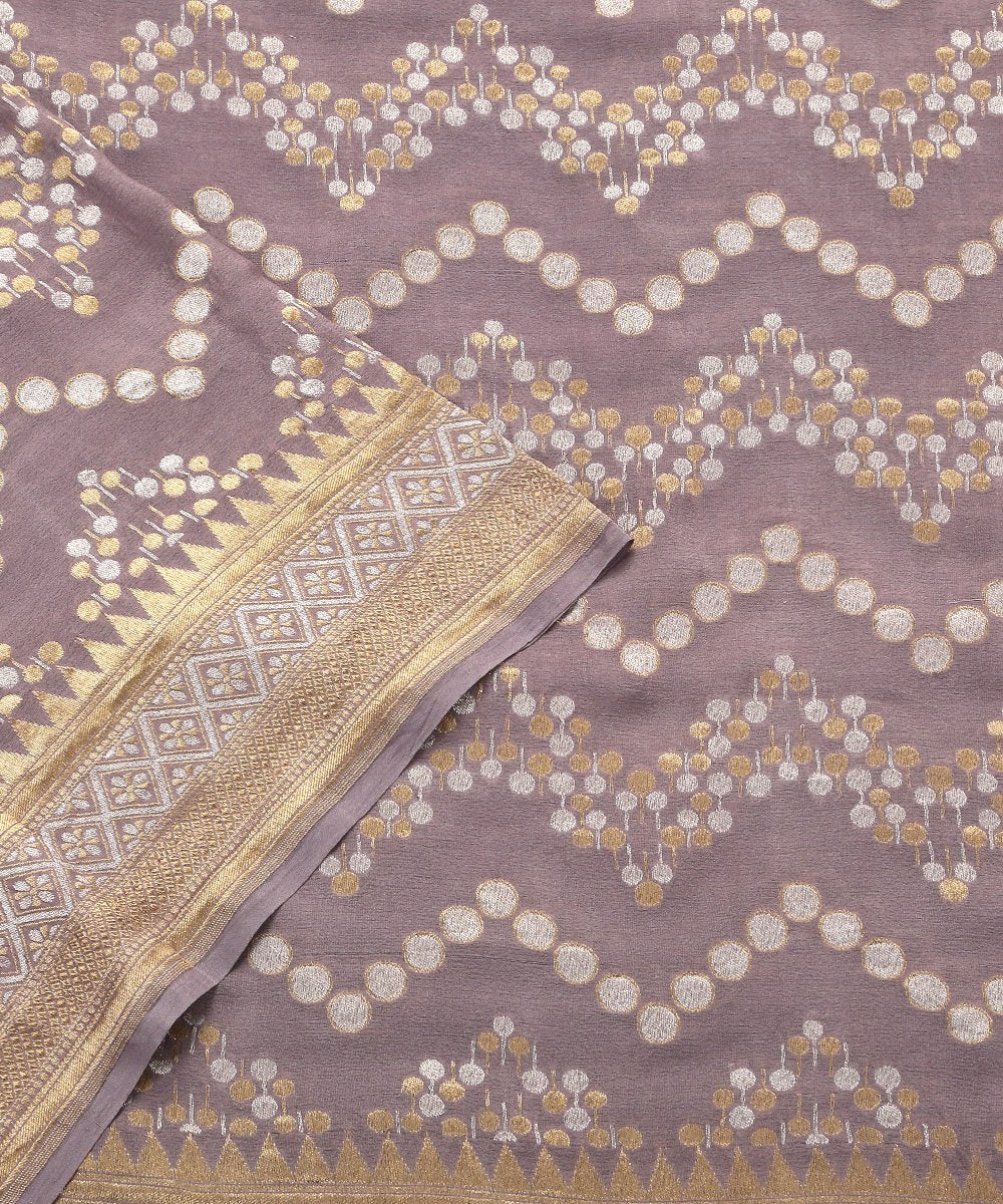 Lavender_Handloom_Cutwork_Jangla_Georgette_Banarasi_Dupatta_WeaverStory_05