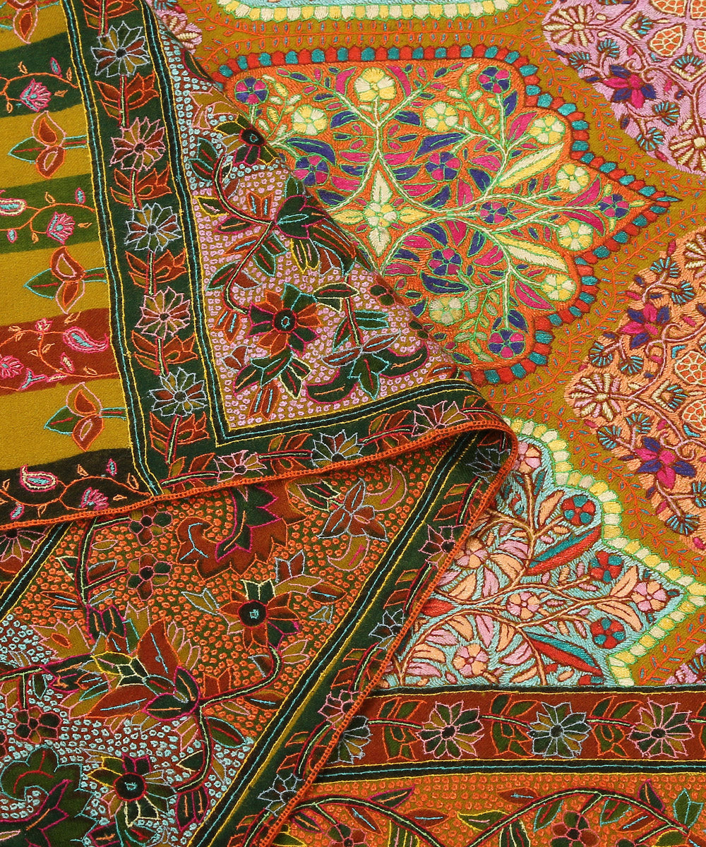 Kalamkari_Handwoven_Pure_Pashmina_Shawl_with_Multicolor_Shade_WeaverStory_02