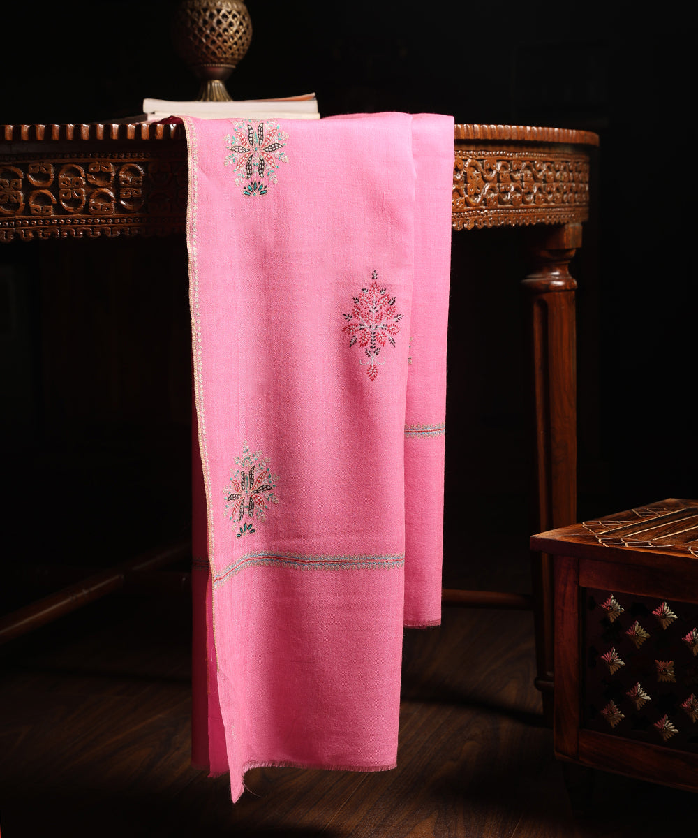 Handwoven_Baby_Pink_Pure_Pashmina_Ladies_Shawl_With_Soznikari_WeaverStory_01