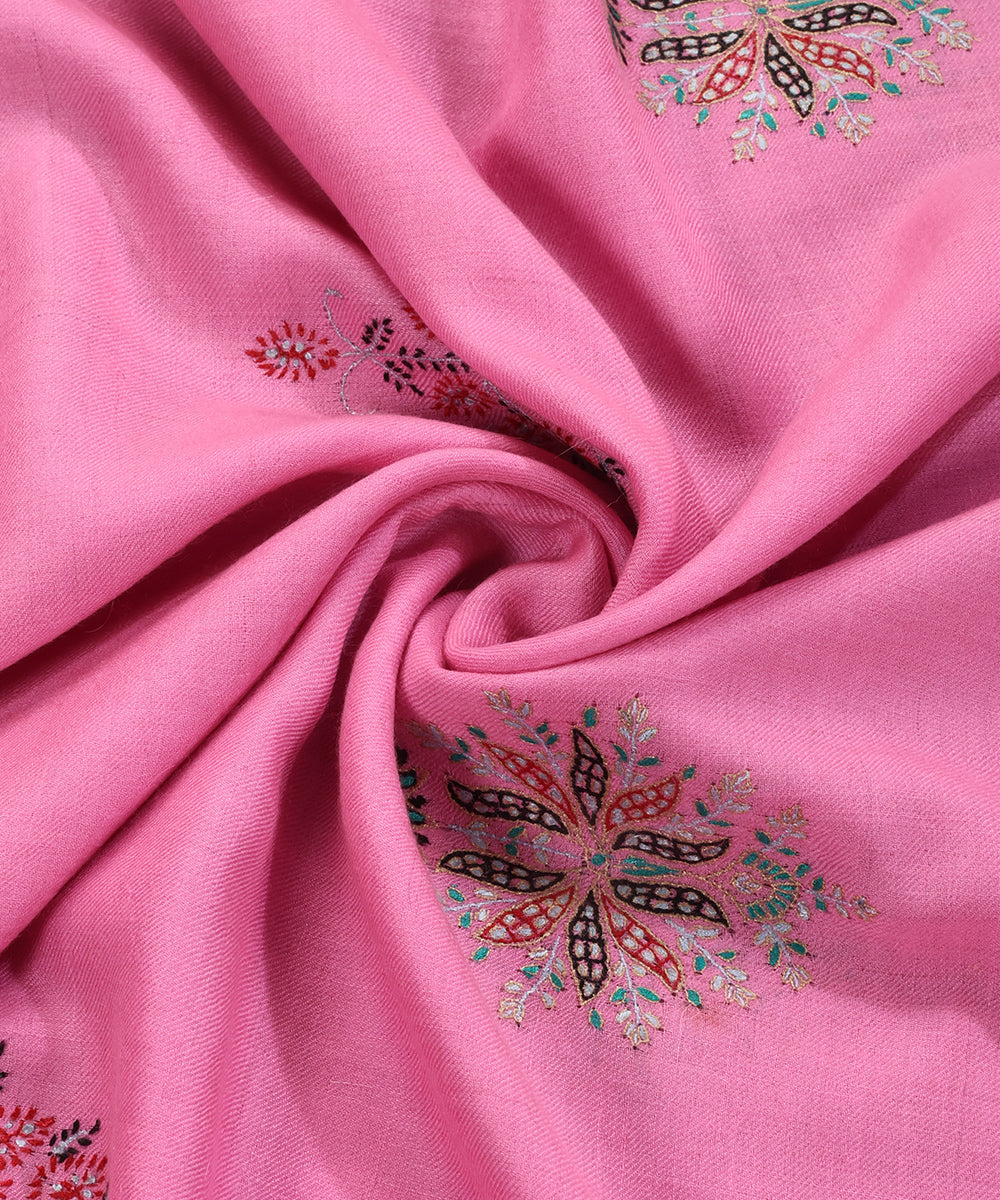 Handwoven_Baby_Pink_Pure_Pashmina_Ladies_Shawl_With_Soznikari_WeaverStory_05