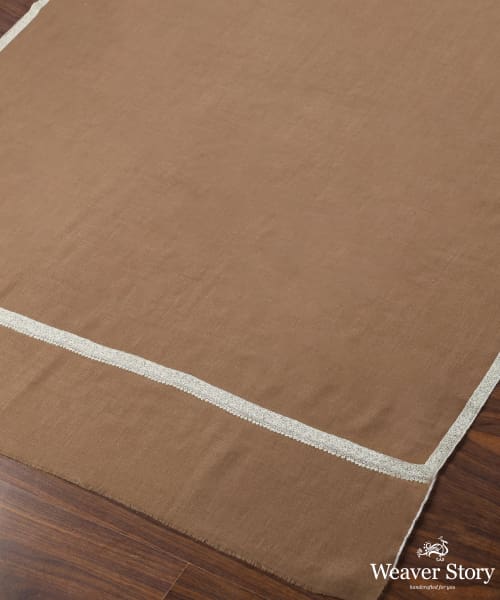 Handwoven_Brown_Pure_Pashmina_Ladies_Shawl_With_Soznikari_WeaverStory_03