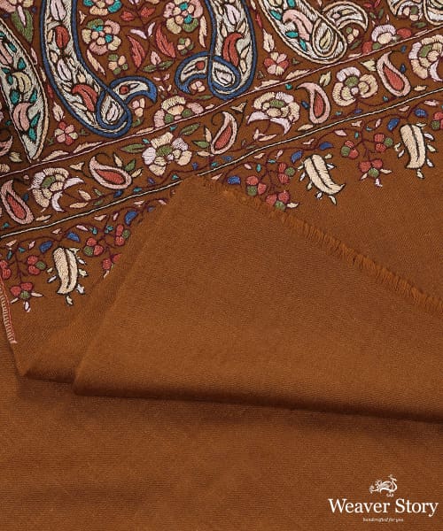 Dust_Brown_Handwoven_Pure_Pashmina_Shawl_With_Sozni_Kari_WeaverStory_04