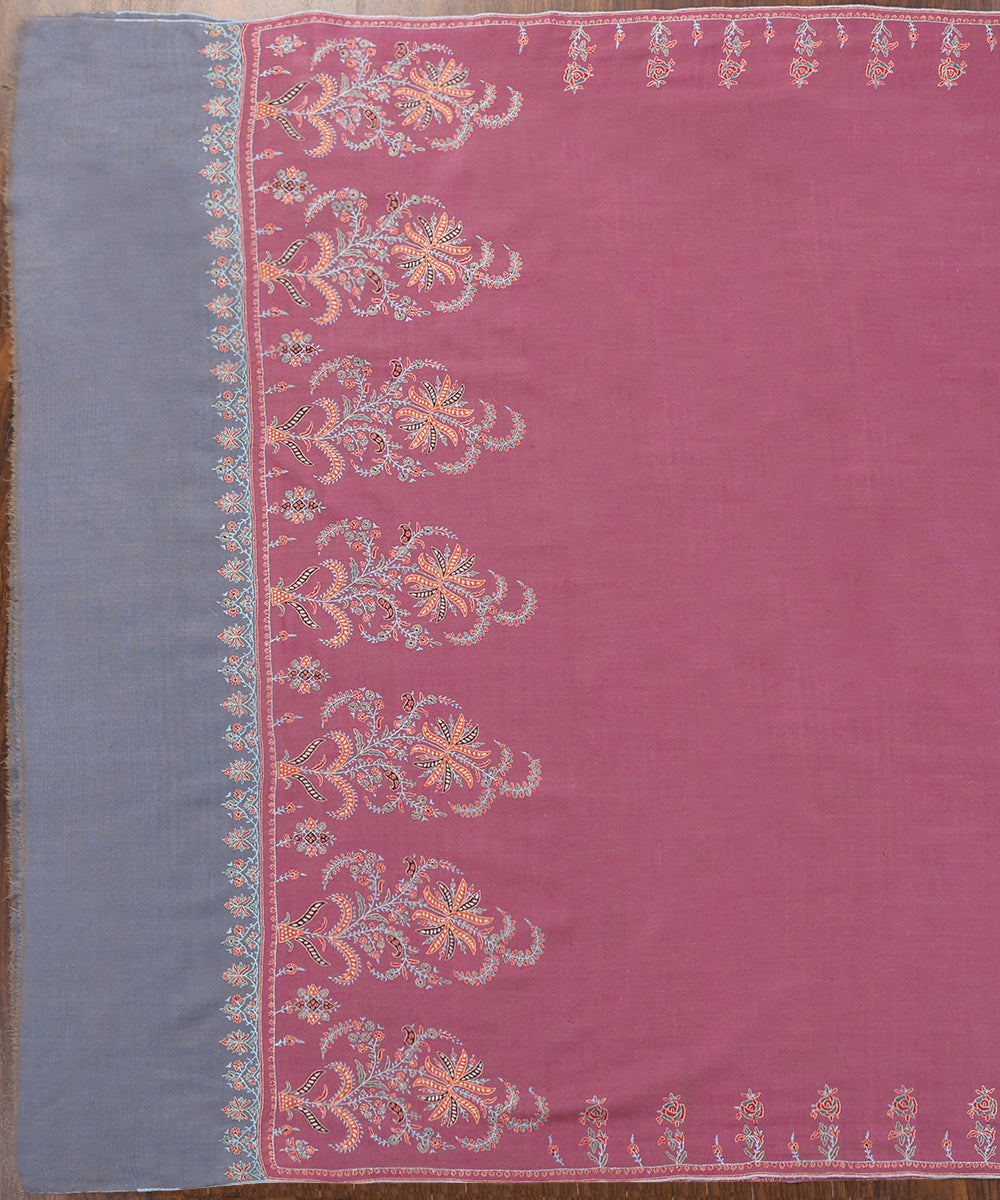 Handwoven_Purple_Pure_Pashmina_Shawl_With_Paper_Mache_Border_WeaverStory_02