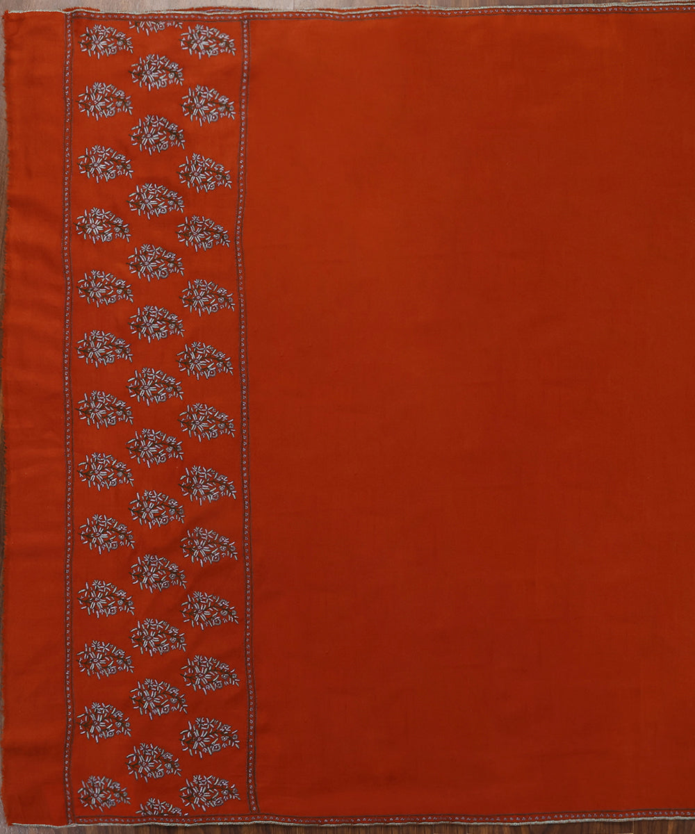 Handwoven_Rust_Pure_Pashmina_Shawl_With_Palla_Booti_WeaverStory_02