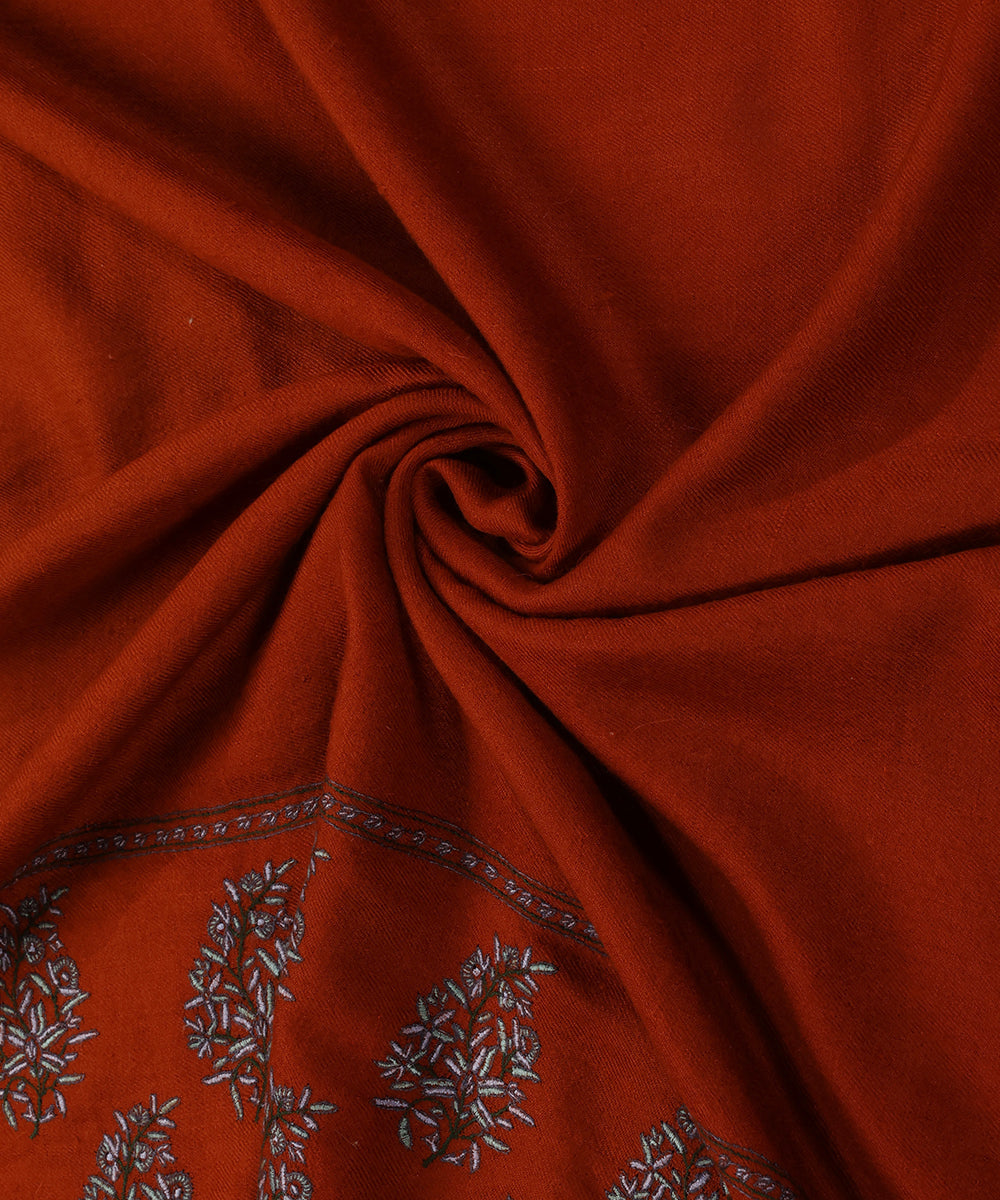 Handwoven_Rust_Pure_Pashmina_Shawl_With_Palla_Booti_WeaverStory_05