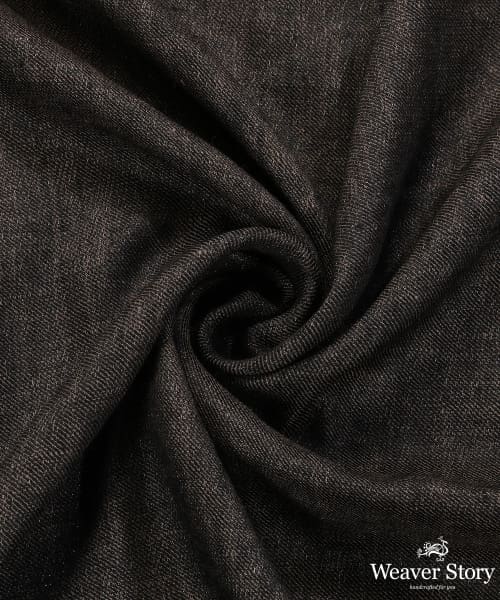 Handwoven_Black_Double_Shade_Pure_Pashmina_Tilla_Shawl_WeaverStory_06