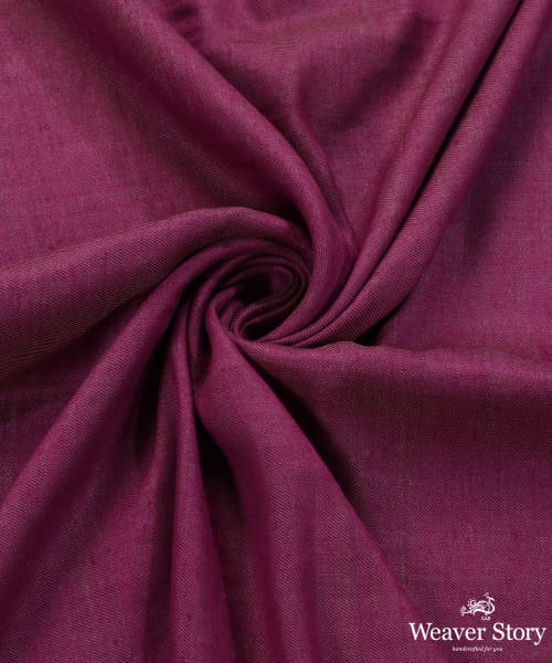Handwoven_Pink_Double_Shade_Pure_Pashmina_Tilla_Shawl_WeaverStory_06