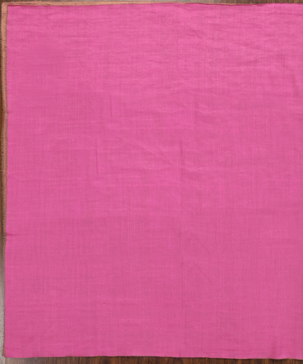 Handwoven_Rani_Pink_Double_Shade_Pure_Pashmina_Tilla_Shawl_WeaverStory_02