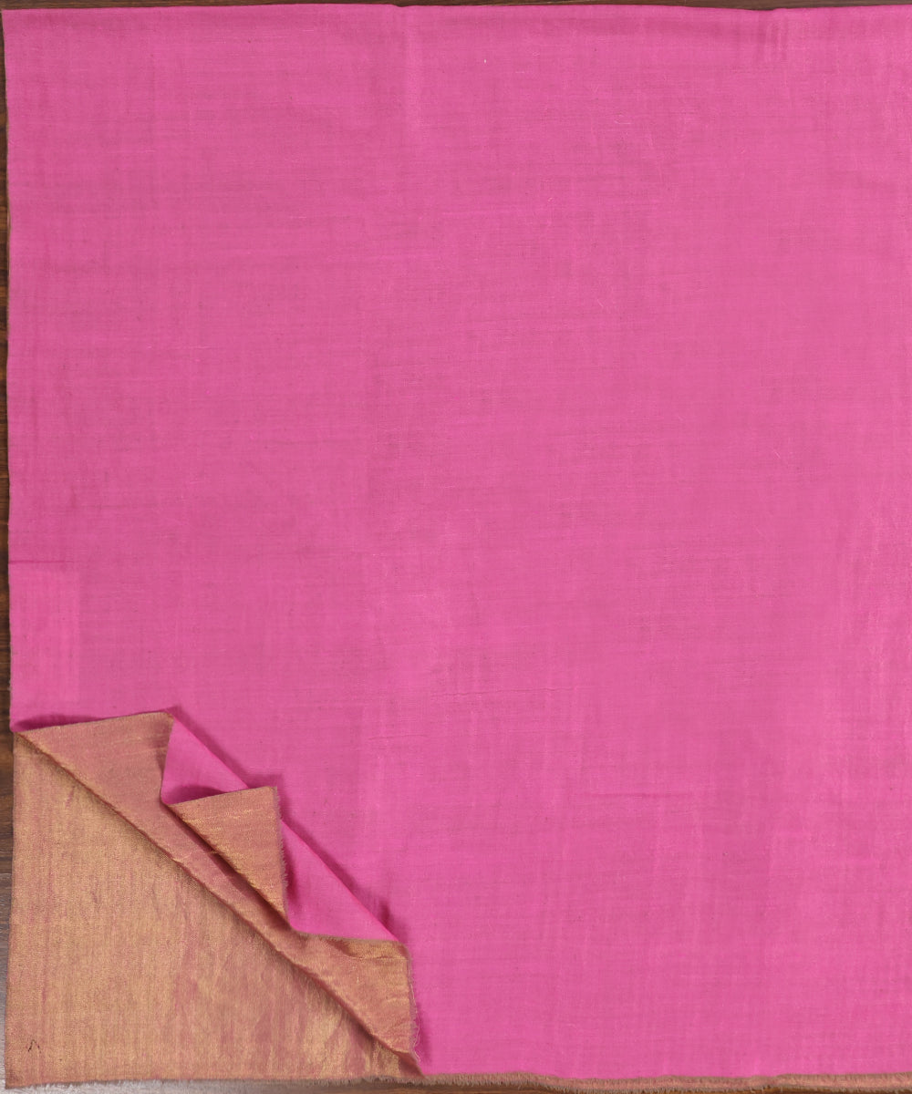 Handwoven_Rani_Pink_Double_Shade_Pure_Pashmina_Tilla_Shawl_WeaverStory_05