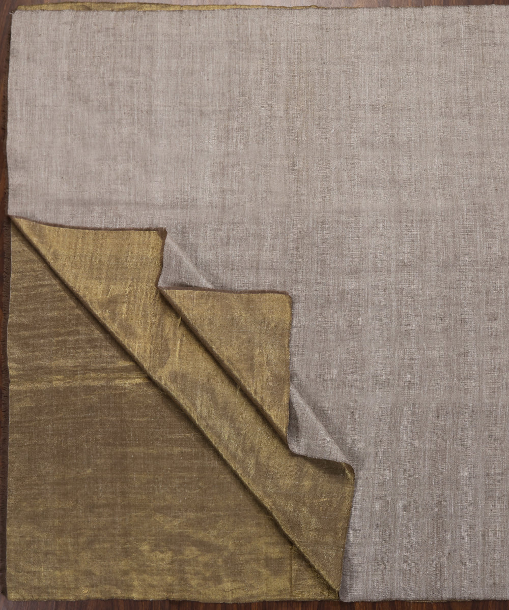 Beige_Handwoven_Double_Shade_Pure_Pashmina_Tilla_Shawl_WeaverStory_03