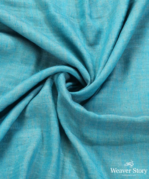 Sky_BlueHandwoven_Double_Shade_Pure_Pashmina_Tilla_Shawl_WeaverStory_06