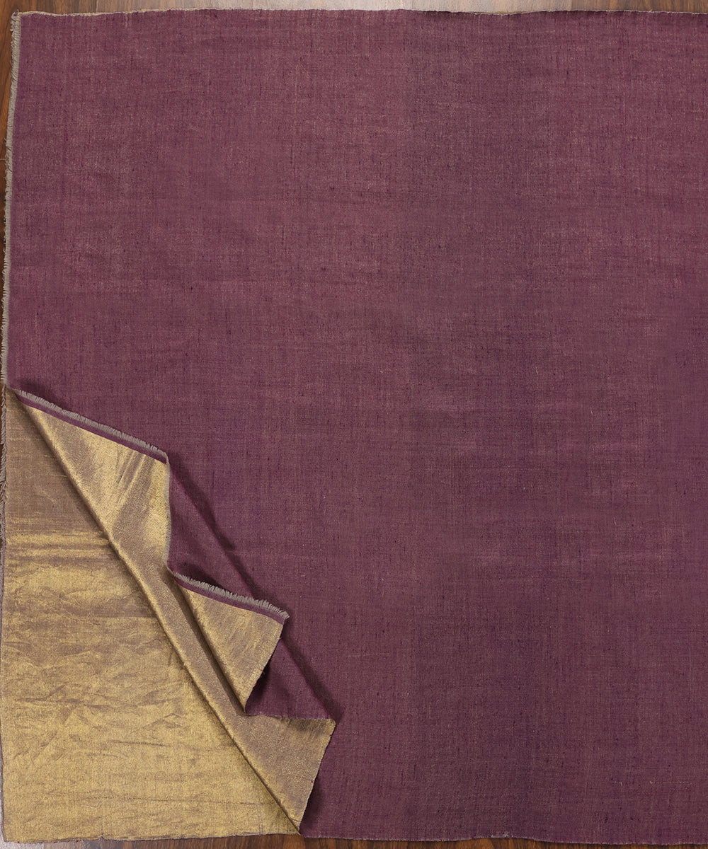 Handwoven_Purple_Double_Shade_Pure_Pashmina_Tilla_Shawl_WeaverStory_04