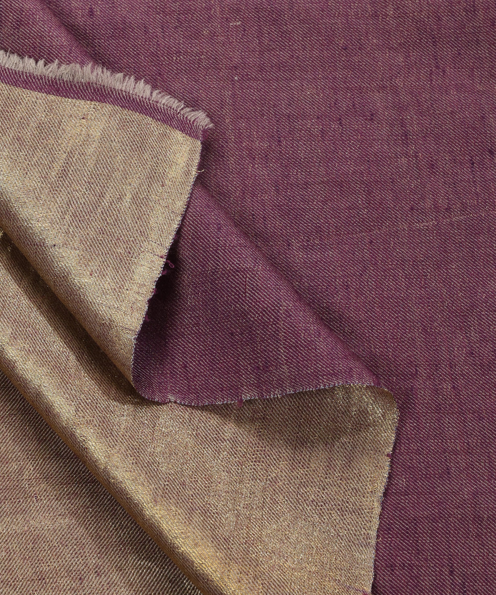 Handwoven_Purple_Double_Shade_Pure_Pashmina_Tilla_Shawl_WeaverStory_05