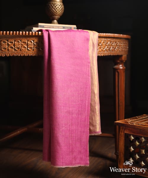 Purple_Handwoven_Double_Shade_Pure_Pashmina_Tilla_Shawl_WeaverStory_01