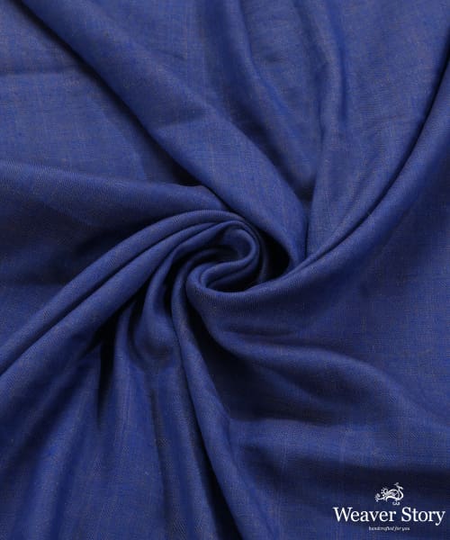 Indigo_Handwoven_Double_Shade_Pure_Pashmina_Tilla_Shawl_WeaverStory_06